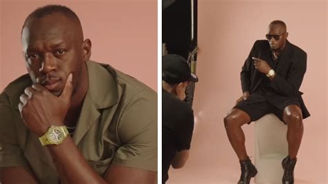 Usain Bolt Models Hublot Watches in Ad Campaign for the.